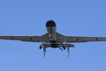 عکس | فرود اضطراری یک پهپاد نظامی در کاشان