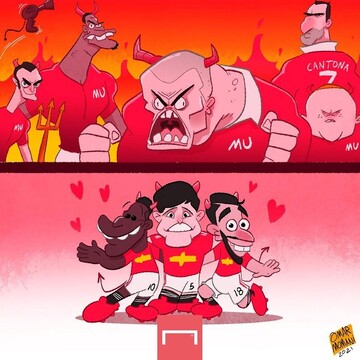 تفاوت مهاجمان سابق و فعلی منچستر رو ببینید!