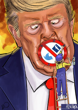 ببینید: بالاخره دهن ترامپ را بستند!