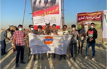 درخشش سوارکاران منطقه آزاد قشم در مسابقات هرمزگان