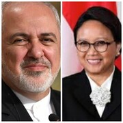 تماس ظریف با وزیر خارجه اندونزی در پی سقوط هواپیمای این کشور