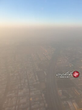 چتر آلودگی بر سر تهران