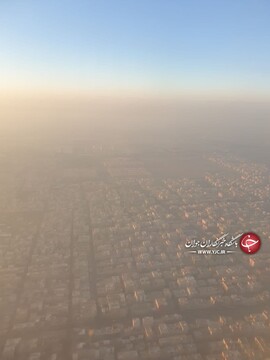 چتر آلودگی بر سر تهران