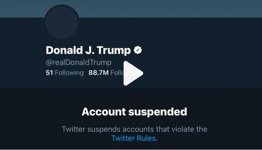 یوتیوب هم اکانت ترامپ را تعلیق کرد