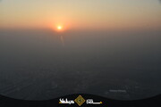 تصاویر هوایی تکان‌دهنده از آلودگی هوای تهران در عصر دیروز