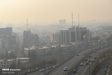 شاخص آلودگی هوای این شهر به وضعیت قرمز و عدد ۱۷۴ رسید