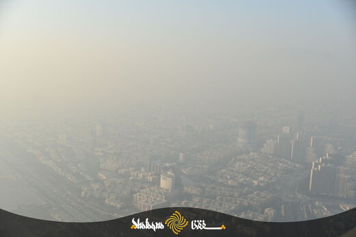 شاخص آلودگی هوای تهران روی ۱۶۰