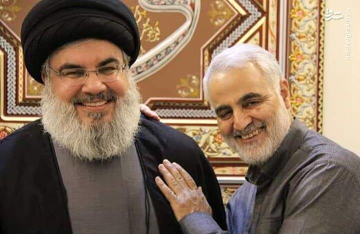 ببینید | آخرین دیدار حاج‌قاسم با سید حسن نصرالله دو روز پیش از شهادت