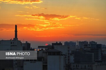 بندرعباس به وقت غروب