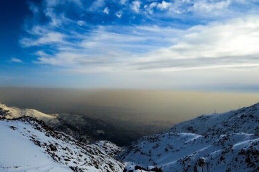 شاخص آلودگی هوای تهران روی مرز سلامت