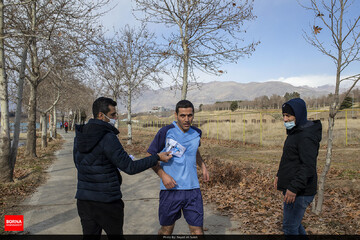 مسابقه دوی صحرانوردی آتش نشانان