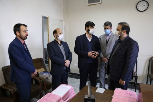 بازدید رئیس کل دادگستری استان البرز از حوزه قضایی ساوجبلاغ