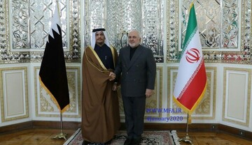 ظریف از درخواست قطر استقبال کرد