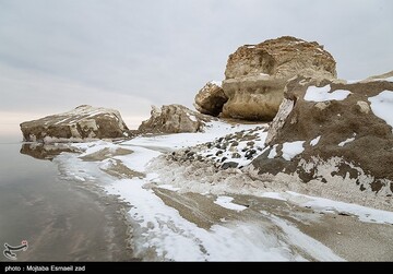 طبیعت زمستانی دریاچه ارومیه