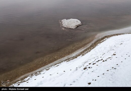 طبیعت زمستانی دریاچه ارومیه