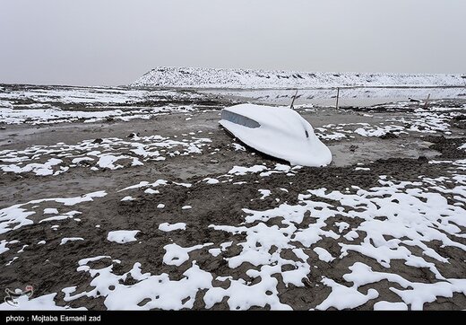 طبیعت زمستانی دریاچه ارومیه