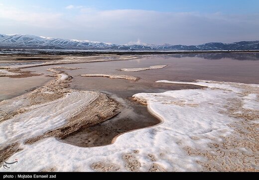 طبیعت زمستانی دریاچه ارومیه
