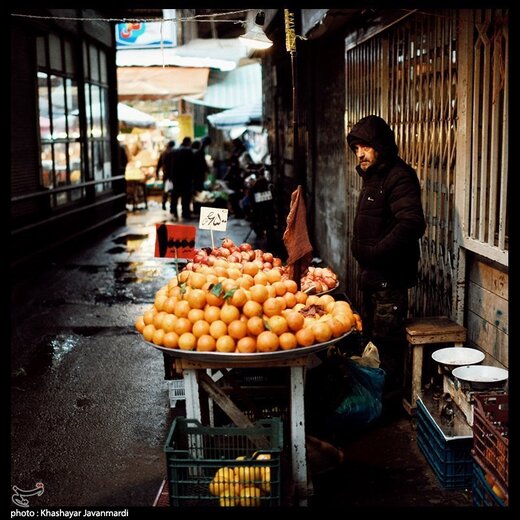 اولین برف زمستانی در رشت