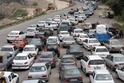 ترافیک سنگین در غرب تهران؛ جاده چالوس تا فردا بسته است