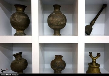 نمایش جام باستانی گیلان با قدمت ۲ هزار سال