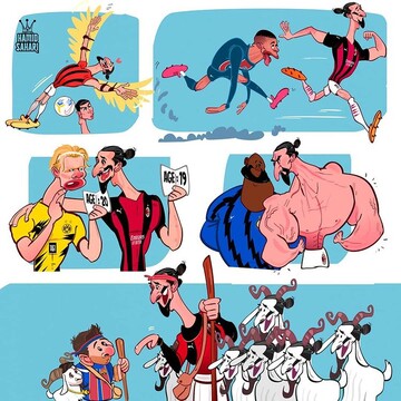 تفاوت زلاتان با سایر بازیکنان رو ببینید!