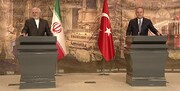 ظریف در نشست خبری با چاوش‌اوغلو:امید اعضای دولت جدید آمریکا نه منطقی است و نه عملی می‌شود/منتظر حضور اردوغان در ایران هستیم
