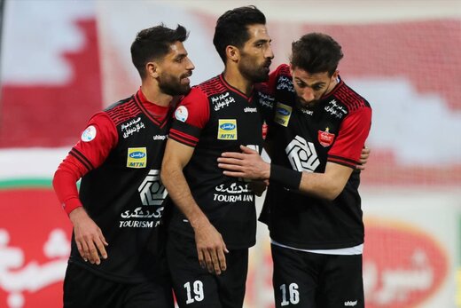 گلزنی پرسپولیس در دقیقه ۲۵ به یاد میناوند/عکس