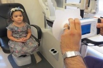 اجرای طرح رایگان غربالگری تنبلی چشم در کیش به مناسبت دهه فجر