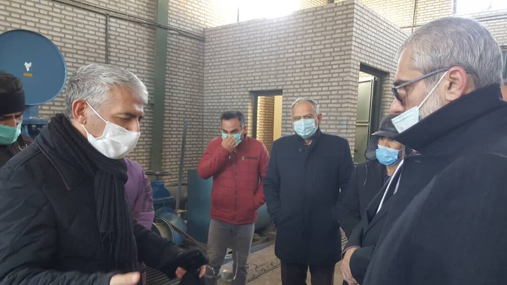 رئیس کل بازرسی استان اردبیل از شهرک صنعتی اردبیل(۲) بازدید کرد