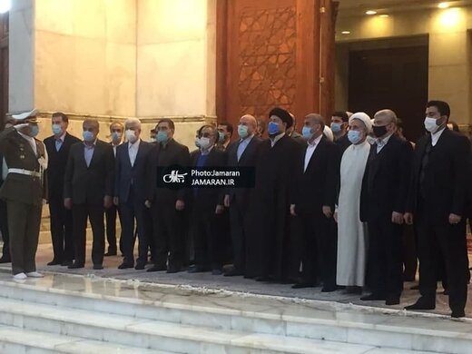 تجدید میثاق هیات رئیسه مجلس با آرمان‌های امام (ره)/ قالیباف: باید بتوانیم نظام سیاسی و انقلابی خودمان را در عمل نشان دهیم 