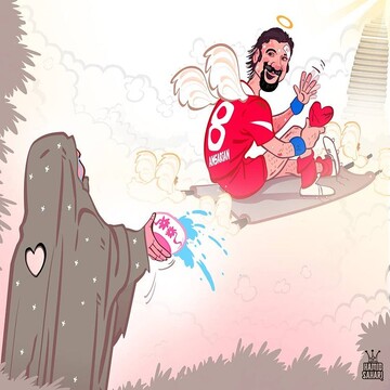 ببینید: علی انصاریان با بدرقه مادرش رفت!