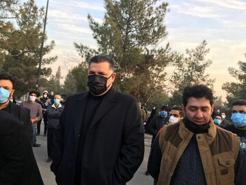 عکس های خاکسپاری علی انصاریان