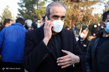 مراسم تشییع و خاکسپاری مرحوم علی انصاریان