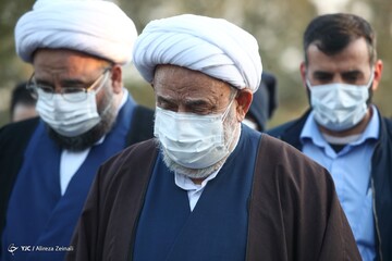مراسم تشییع و خاکسپاری مرحوم علی انصاریان