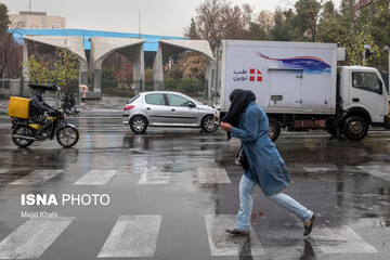 بارش باران و وزش باد شدید در ۲۵ استان کشور طی دو روز آینده

