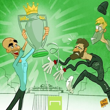 ببینید: لیورپولی‌ها جام رو به پپ تقدیم کردند! 