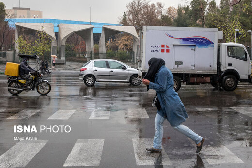 بارش باران و وزش باد شدید در ۲۵ استان کشور طی دو روز آینده 