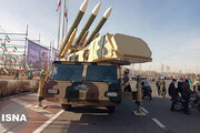 موشک های بالستیک سپاه پاسداران در خیابان های تهران +عکس