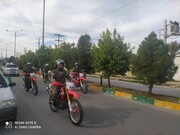 برگزاری رژه خودرویی به مناسبت یوم الله ۲۲ بهمن در دهدشت