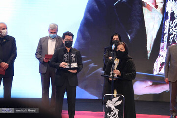 تصاویر | دو هنرمندی که سیمرغ گرفتند و باهم تصادف کردند