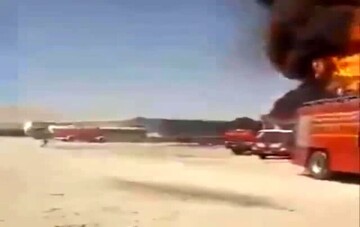آتش سوزی در دوغارون مهار شد