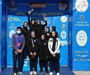 دختران چهارمحال وبختیاری ۲ عنوان برتر مسابقات دوگانه کشور را صید کردند