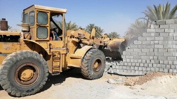 ۵۲۵ مورد ساخت و ساز غیرمجاز در اراضی کشاورزی تخریب شد