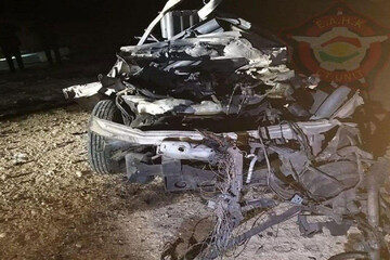 ببینید | کشف خودروی حامل موشک‌انداز پس از حمله به فرودگاه اربیل