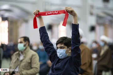 ارتباط تصویری رهبر معظم انقلاب با مردم آذربایجان شرقی