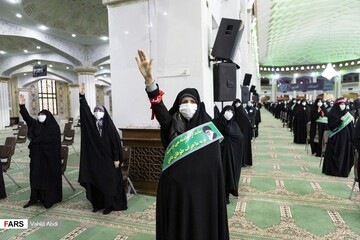 ارتباط تصویری رهبر معظم انقلاب با مردم آذربایجان شرقی