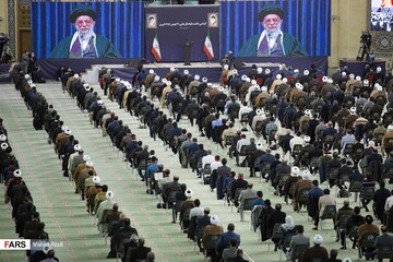 ارتباط تصویری رهبر معظم انقلاب با مردم آذربایجان شرقی