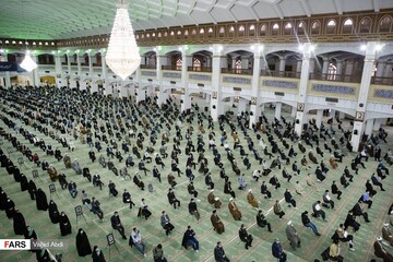 ارتباط تصویری رهبر معظم انقلاب با مردم آذربایجان شرقی