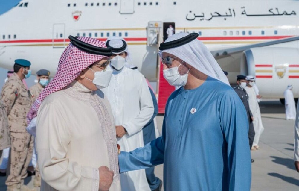 تحقیر بی‌سابقه شاه بحرین در سفر به امارات/عکس