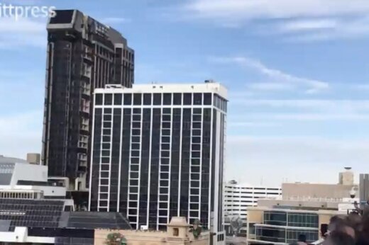 ببینید | تخریب هتل و کازینوی ترامپ در آتلانتیک سیتی